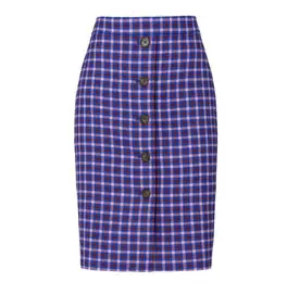 J.Crew No.3 Pencil Skirt in Mott Plaid Size 14